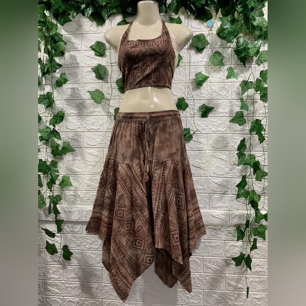 Bohemian Brown Skirt